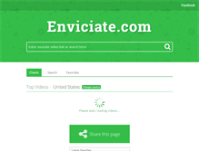 Tablet Screenshot of enviciate.com